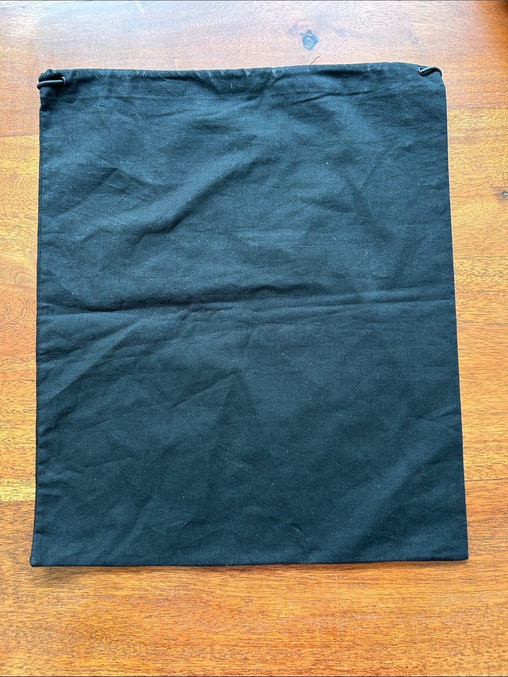 CHANEL Black and White Branded Drawstring Pouch - Picture 2 of 2